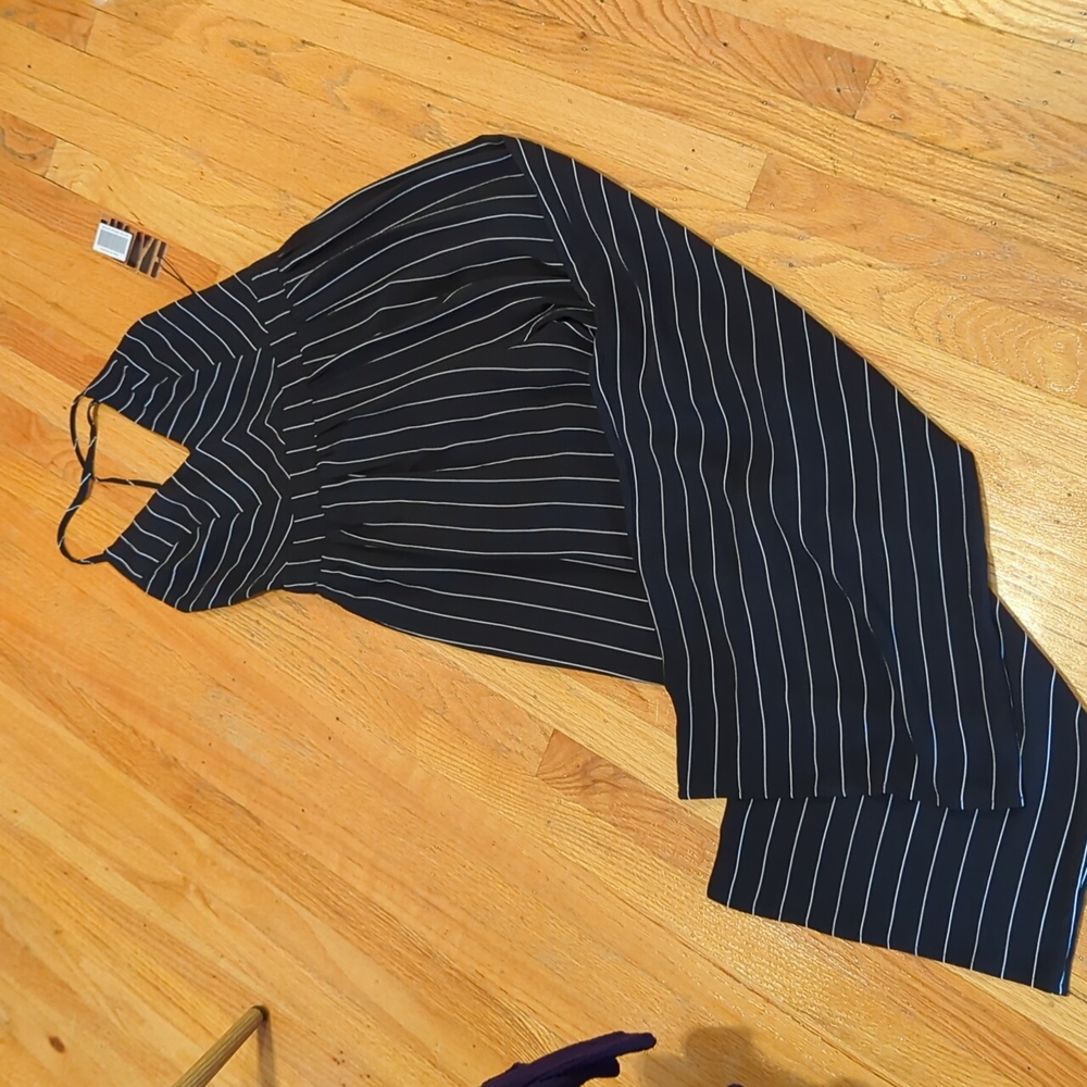 Strappy backless jumpsuit